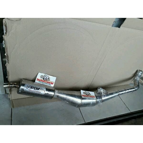 Knalpot Force 1- F1ZR merk PDK bahan stenlis