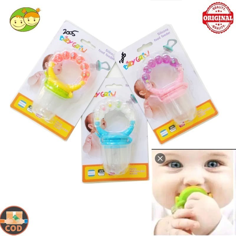 Baby Grow Empeng Buah Bayi 6 Bulan Karakter Dot Murah BPA Free SNi - New Empeng Bayi