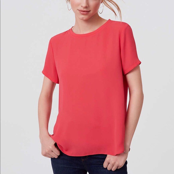 Loft watermelon  pop clean tee