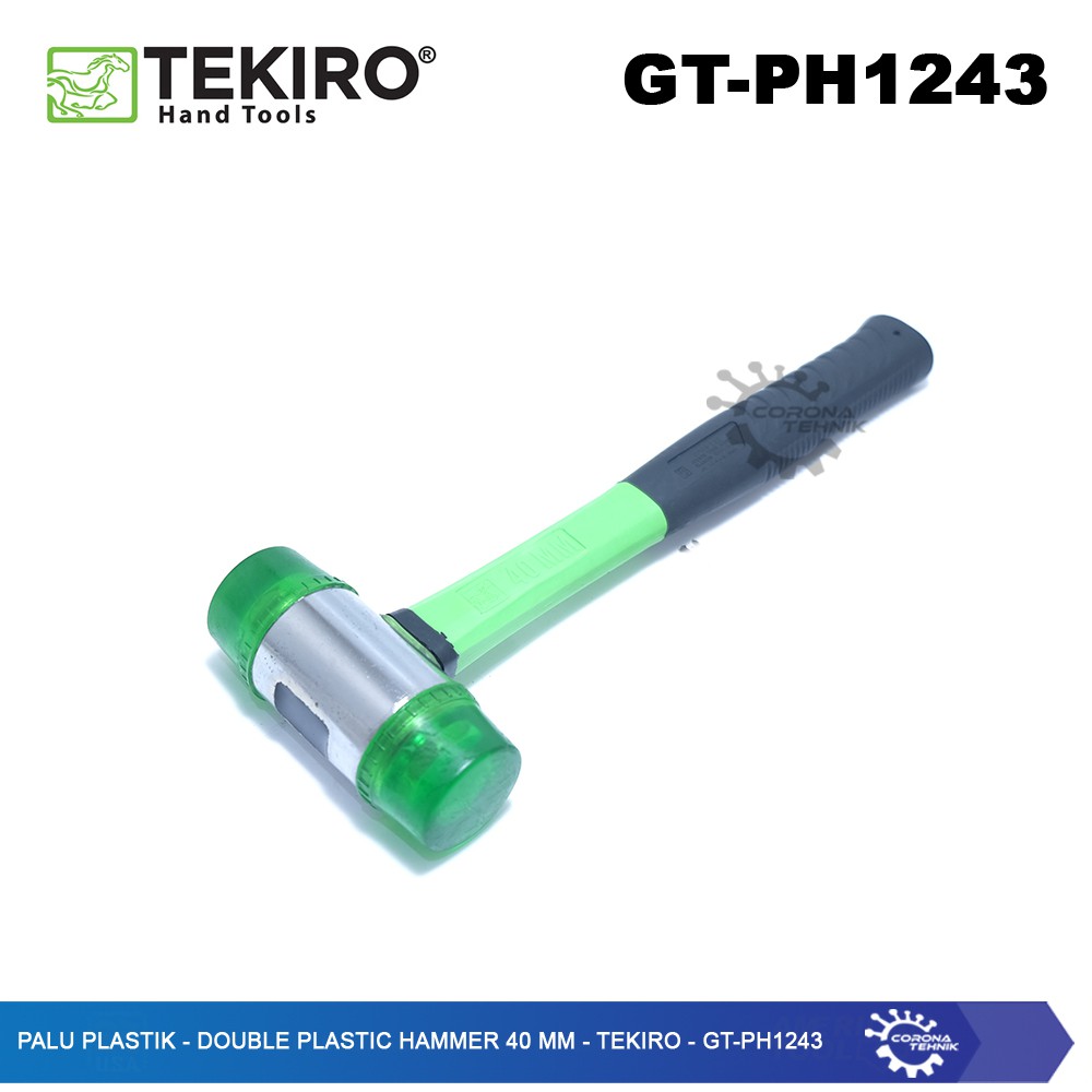 GT-PH1243 - Palu Plastik - Double Plastic Hammer 40 mm - Tekiro