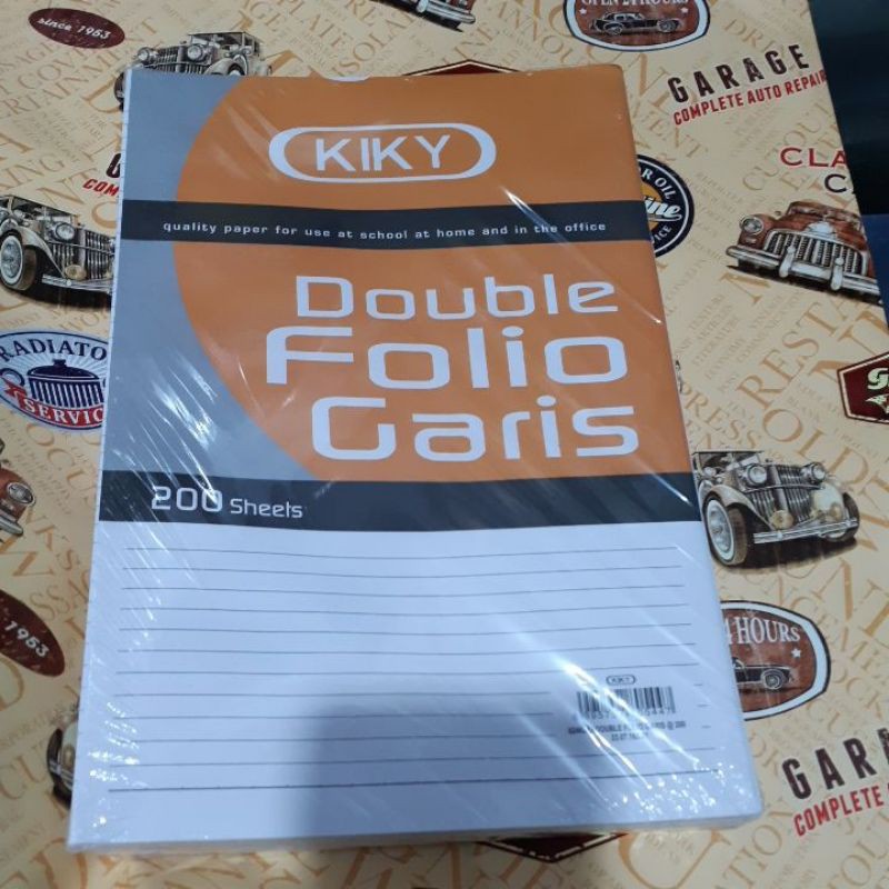 

Double folio kiky 200sheet