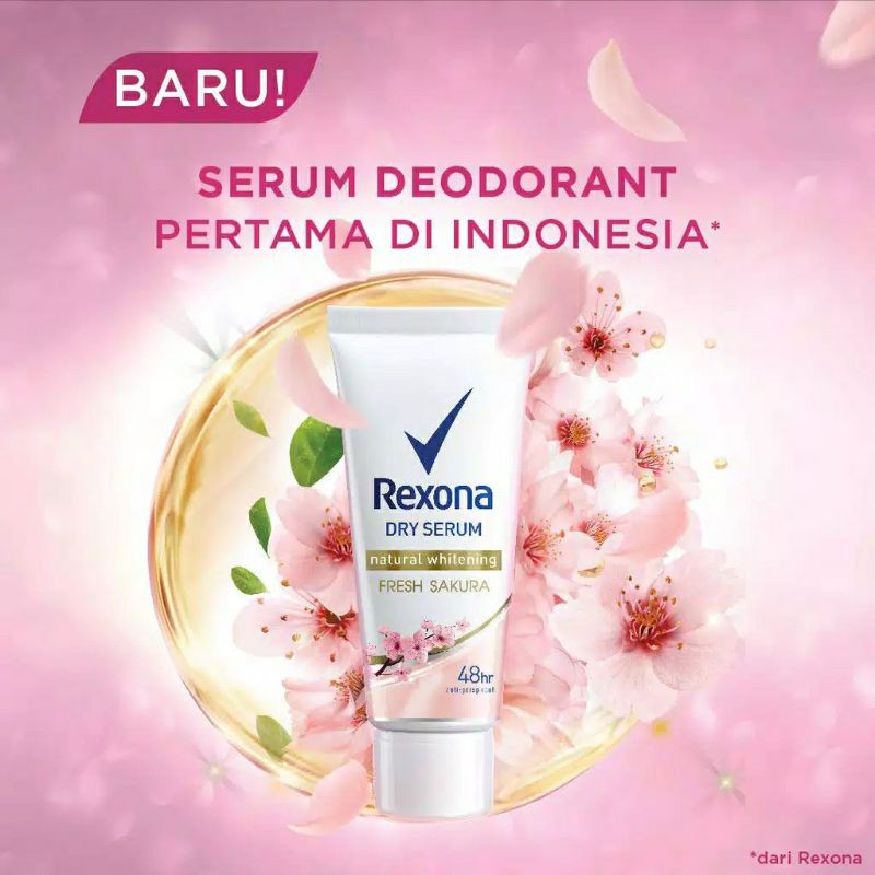 Rexona Dry Serum Natural Whitening Fresh Sakura 50ml