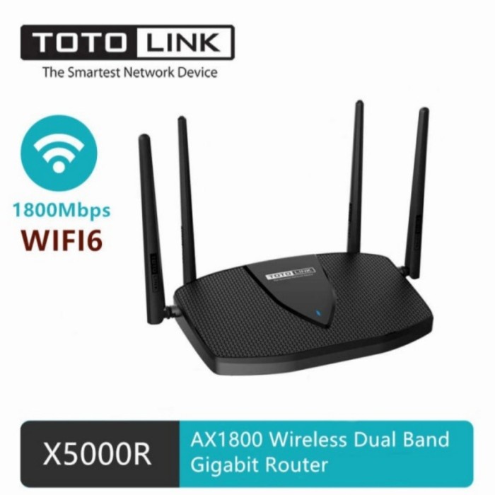 TOTOLINK X5000R AX1800 Router Wireless Wi-Fi 6