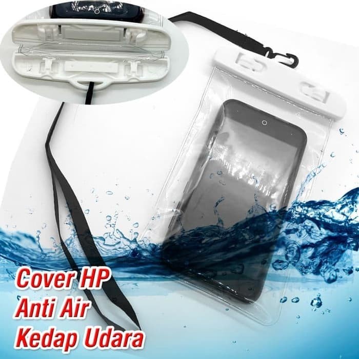 Sarung HP Anti Air Universal Waterproof Case Smartphone Android Iphone 6,7 inci