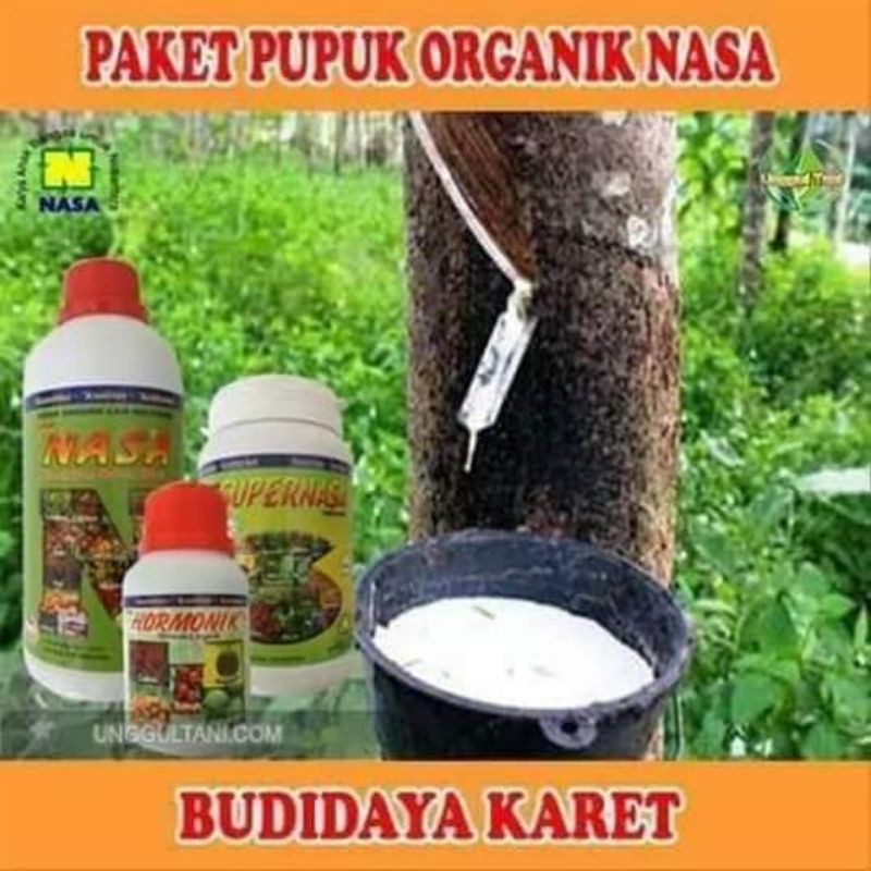 paket pupuk organik budidaya karet