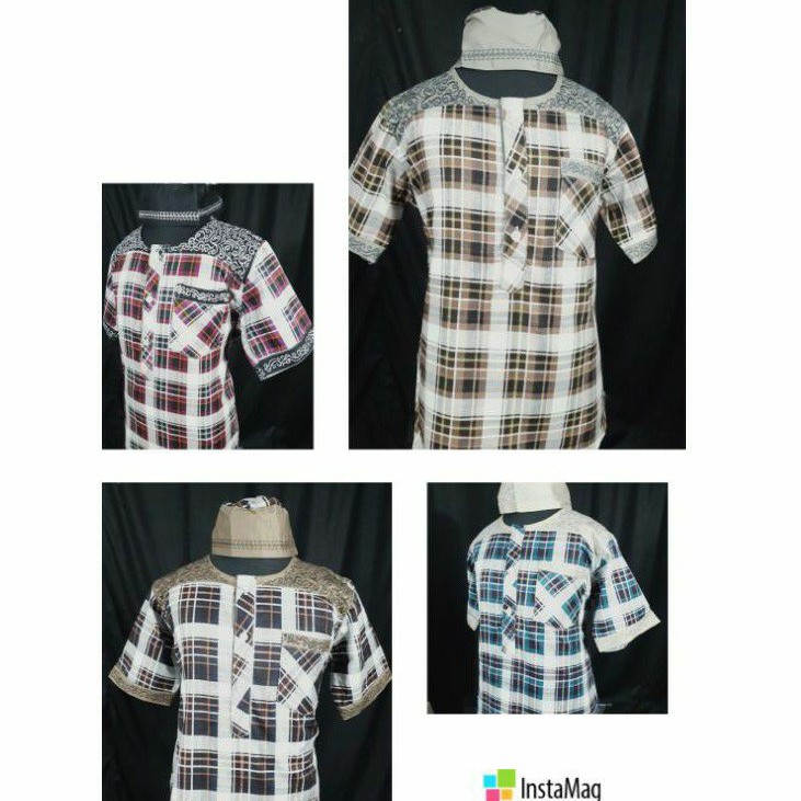 Koko anak motif Kotak"