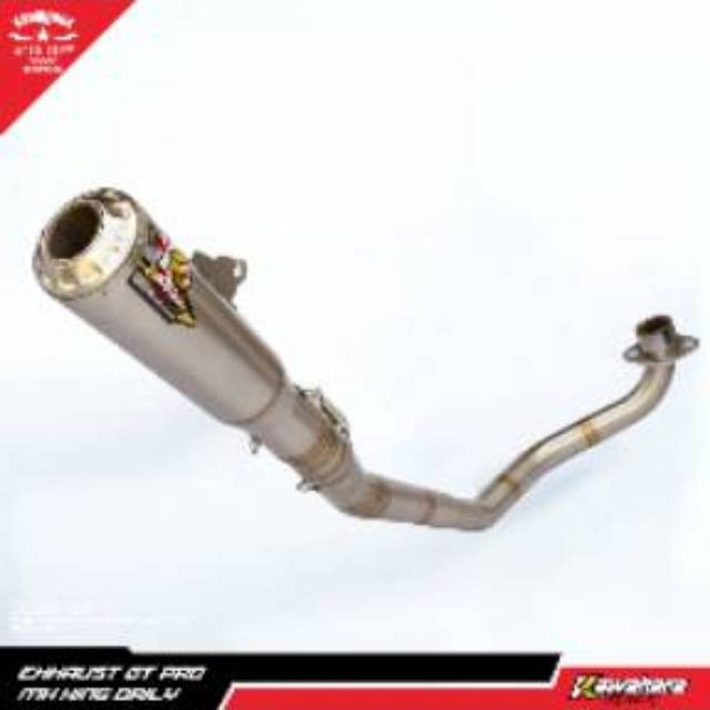 Knalpot kawahara GT pro Yamaha MX king original kawahara racing. knalpot MX king kawahara GT pro