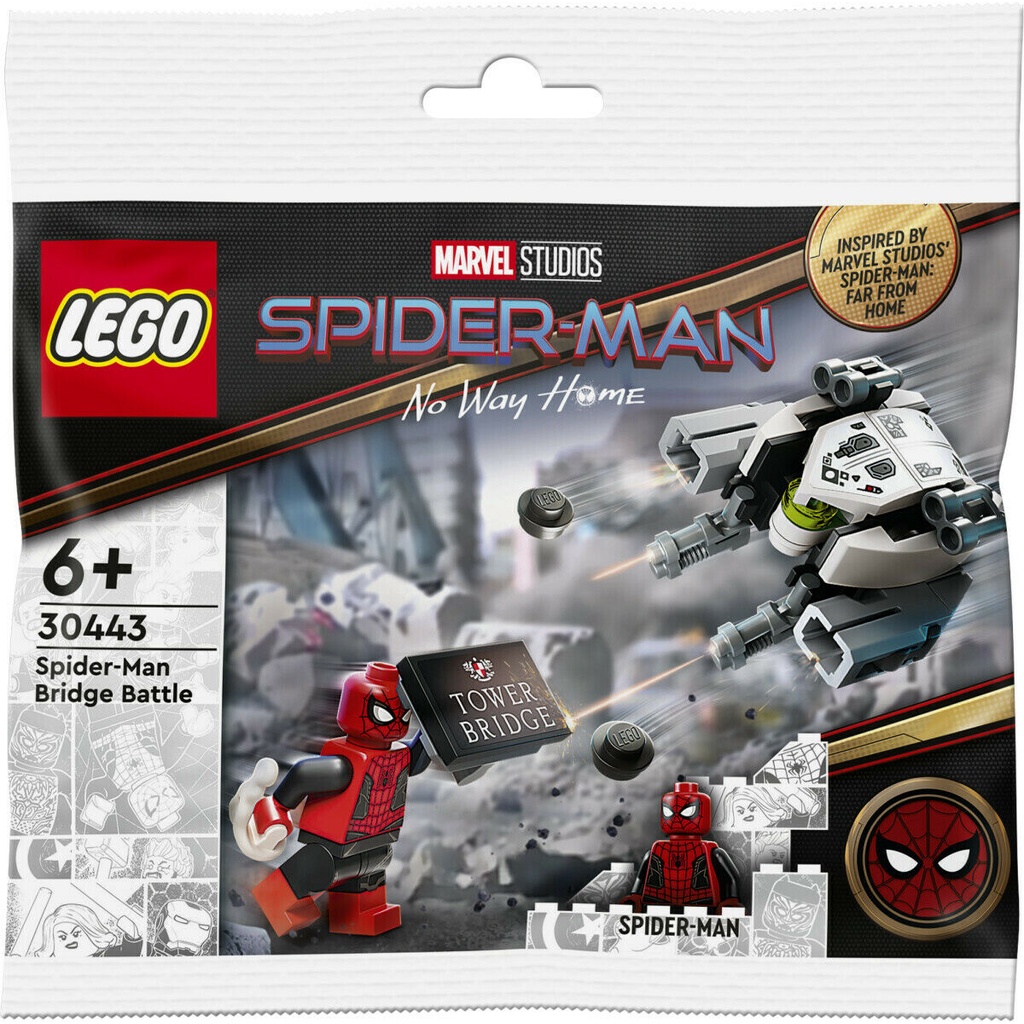 LEGO Marvel Studios Superheroes-30443 Spider-Man Bridge Battle Polybag Set Spiderman Duel Series Min