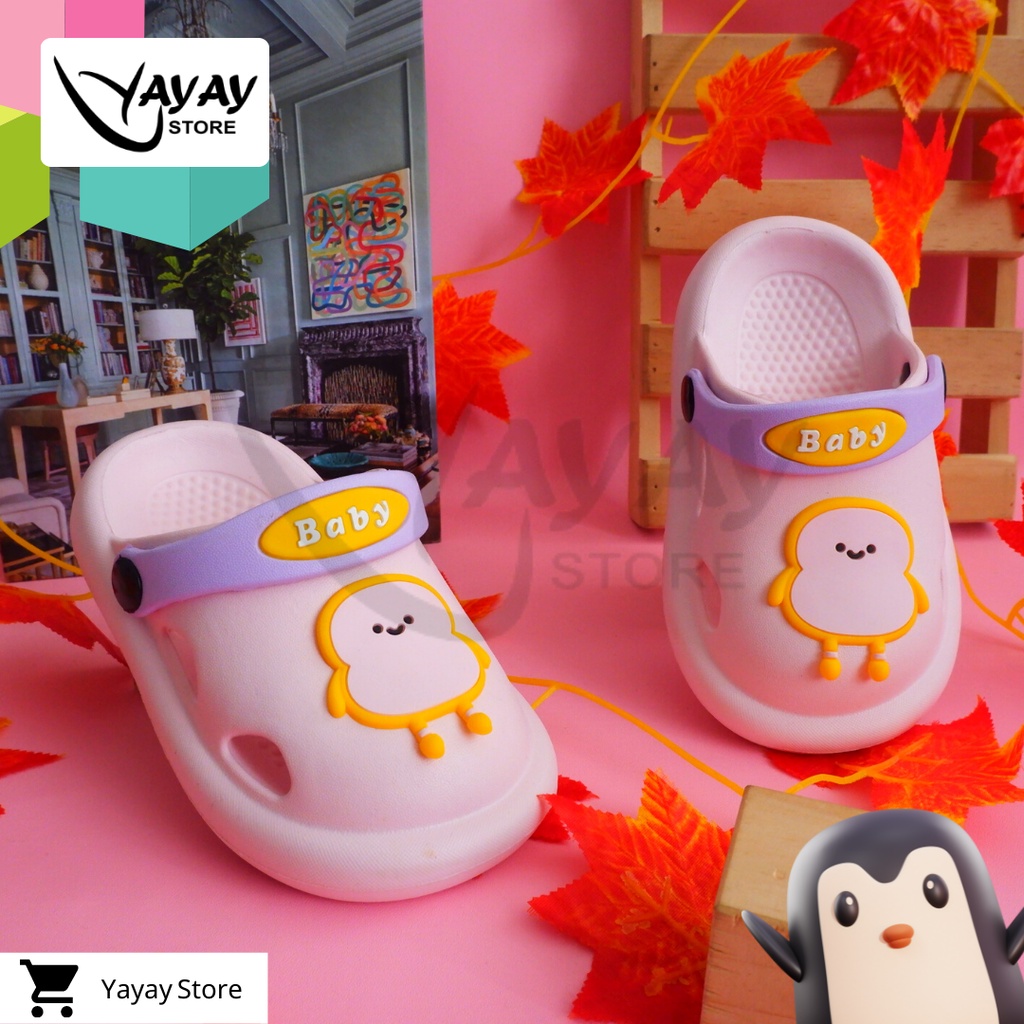 Sandal Kodok Anak Anak  Sendal Kodok  New Arivval Sendal Anak Anak  Sendal Bapaw  Sendal Motif Pinguin