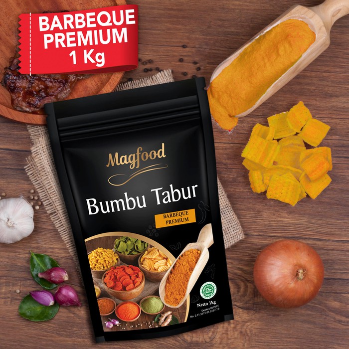 

Kualitas Terbaik - Magfood Bumbu Tabur Barbeque Premium Kemasan 1 Kg
