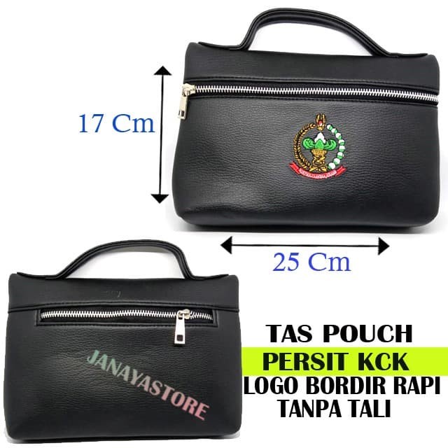 Tas Pouch Persit Kulit Asli Tas Pouch Persit Embos Tas Pouch Persit Bordir