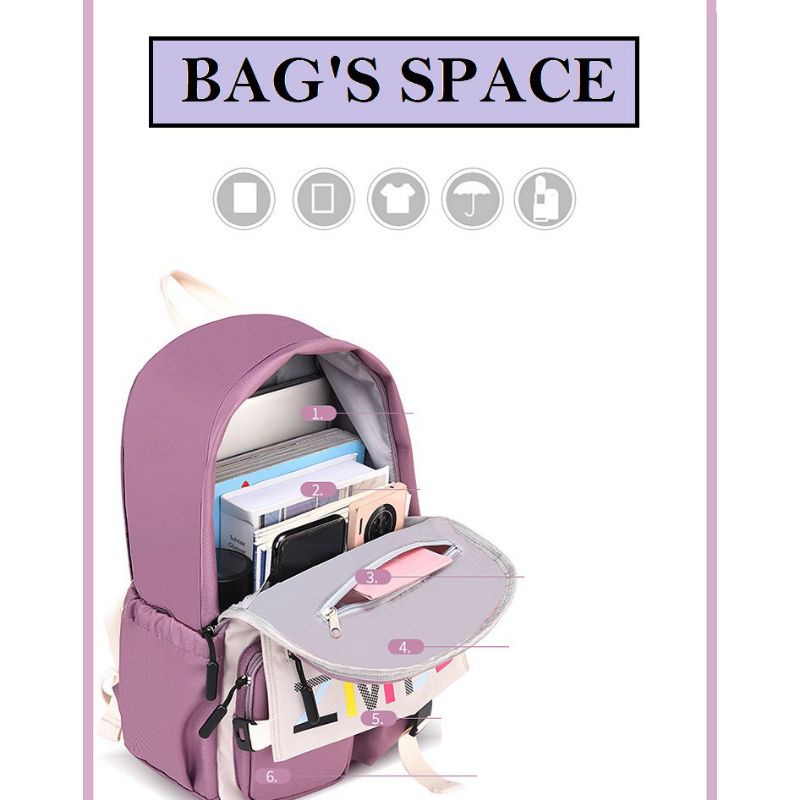 TAS ANAK SEKOLAH SD SMP SMA IMPORT ASLI KOREA/TAS RANSEL KULIAH/TAS SEKOLAH MODEL TERBARU/TAS KOREA