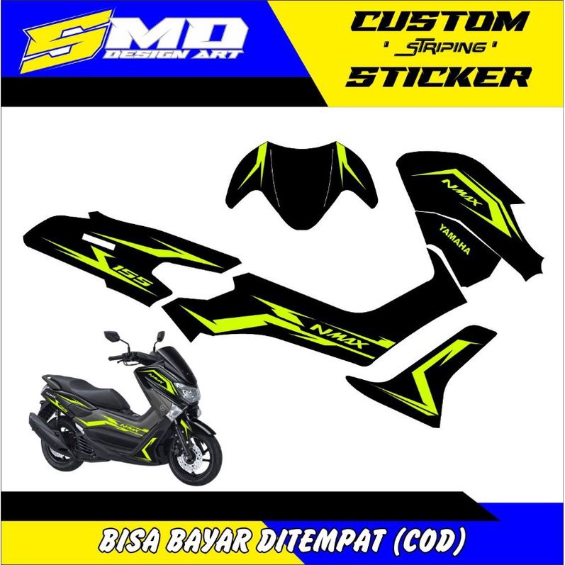 CUTTING STICKER NMAX LAMA STRIPING NMAX LAMA STICKER NMAX LAMA 3