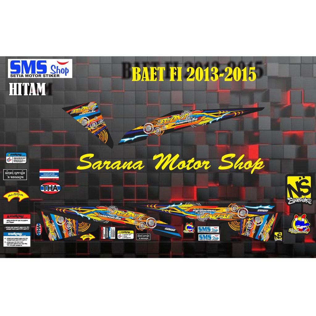 STIKER HONDA BEAT 2013-2015