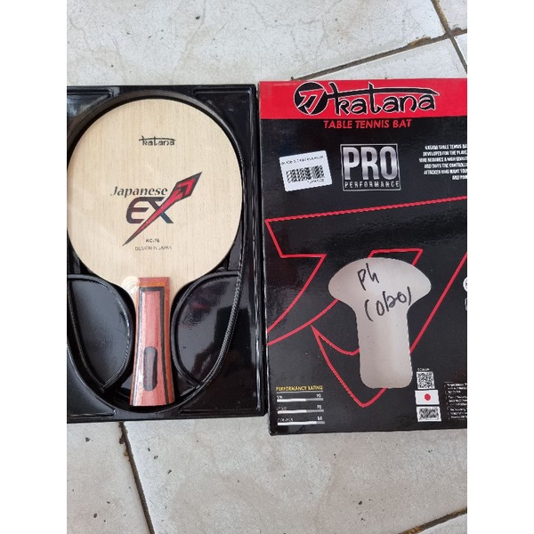 Kayu Bet Pimpong Katana Japanese Ex Pro Performance Original Carbon.tersedia 4 tipe pilihan