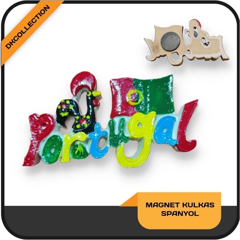 Magnet tempelan kulkas barcelona oleh oleh magnet spain souvenir spayol Souvenir