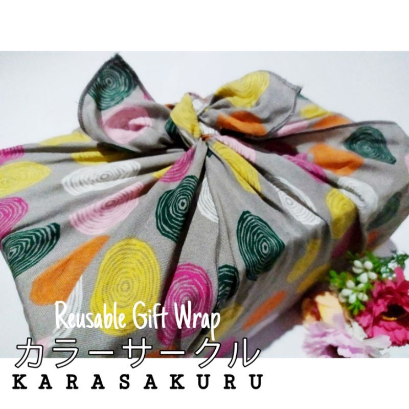 Furoshiki Motif / Reusable Gift Wrap / Kain Hampers / Kain Pembungkus Kado / Bingkisan / Hadiah
