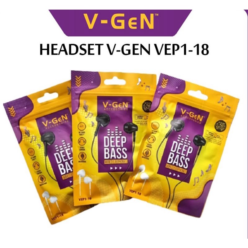 Headset Vgen Vep1-18 Original (1 pc) | Shopee Indonesia