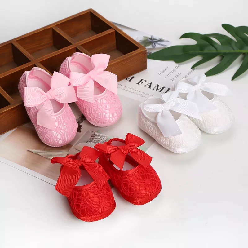 Sepatu Bayi Perempuan VITA 0 - 12 Bulan / Sepatu Baby Prewalker / Sepatu Anak Perempuan