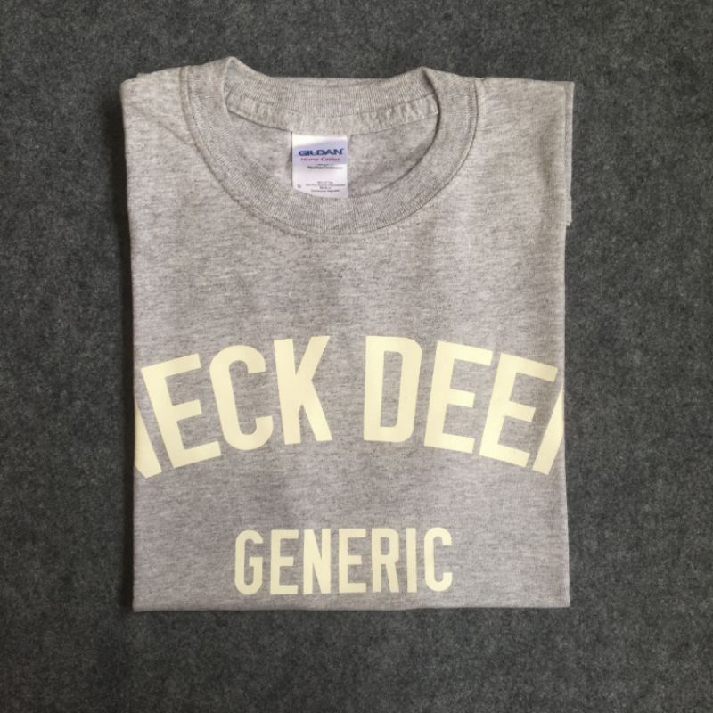 Tshirt neck deep - generic pop punk gray original