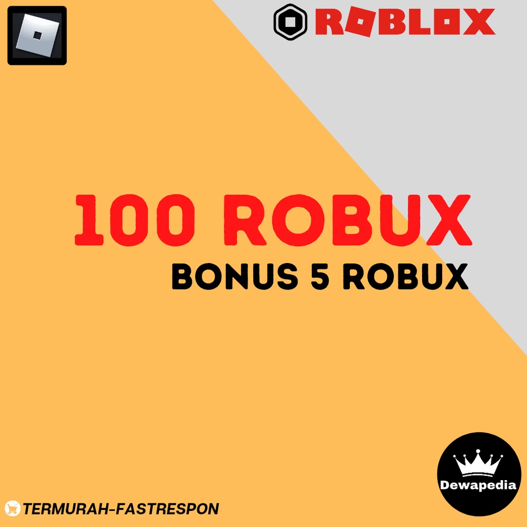 Jual 100 ROBUX MURAH [BONUS 5 ROBUX] | Shopee Indonesia