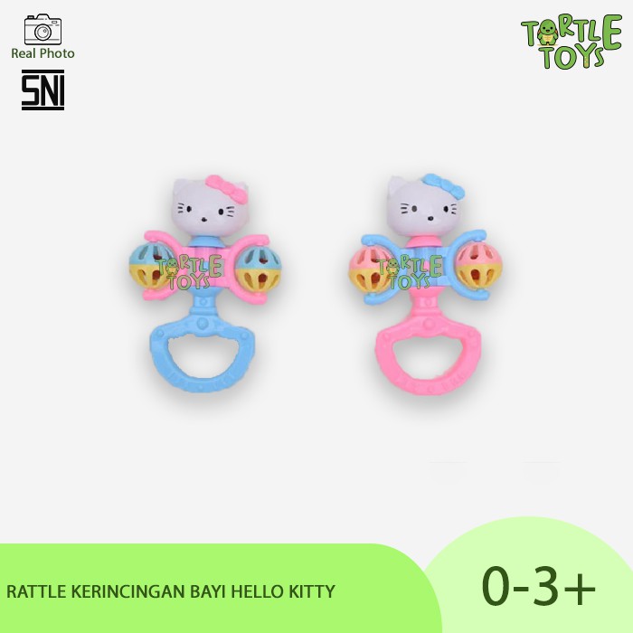 KERINCINGAN BAYI RATTLE KARAKTER HELLO KITTY MINNIE