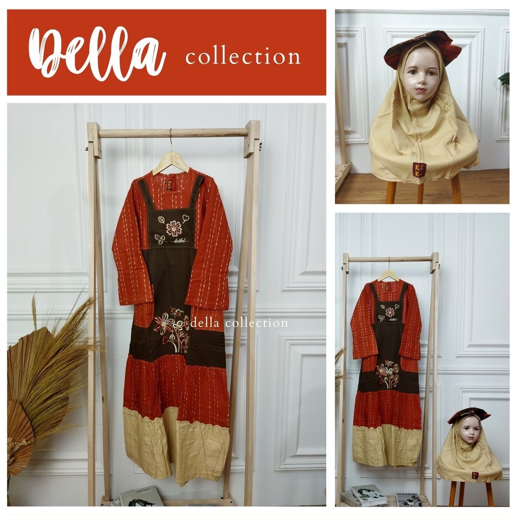 PROMO CUCI GUDANG | baju muslim anak Keke Anak Perempuan (Size 4)