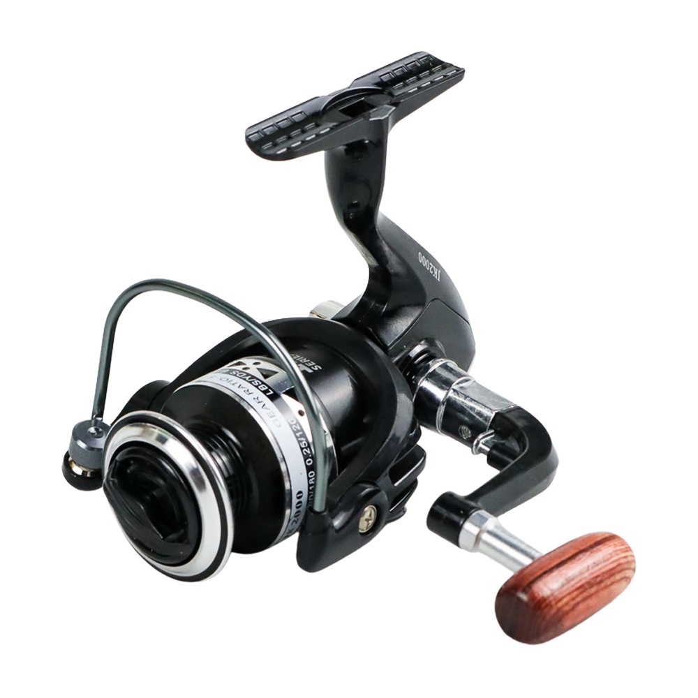 DAICY JK2000 Reel Pancing Spinning Interchangeable Handle 5.5:1 - JG012 - Black