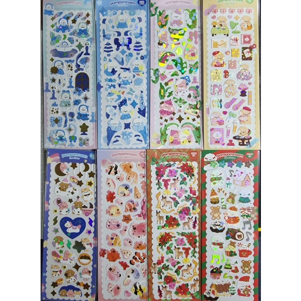 

Pompomroom deco sticker polco korean stiker
