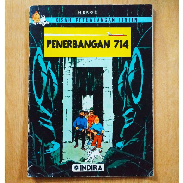 Komik Kisah Petualangan Tintin Penerbangan 714 Indira