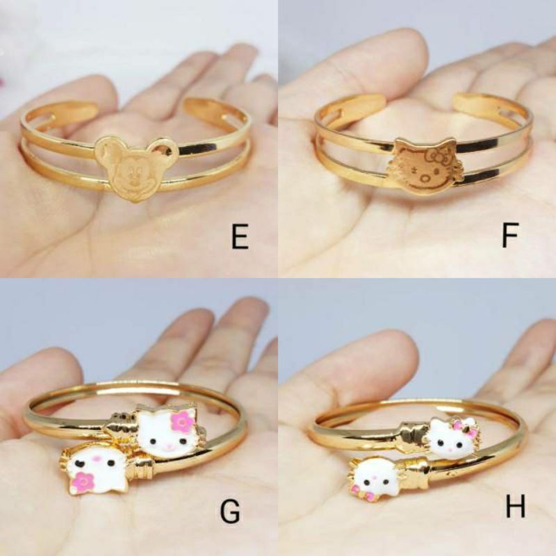 Gelang anak xuping lapis mas 18k [GA-37]