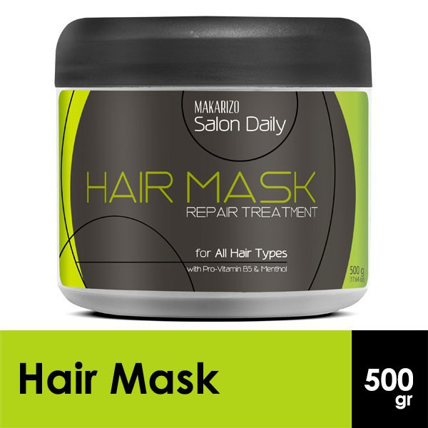 Makarizo Salon Daily Hair Mask Repair Treatment - Pot 500gr