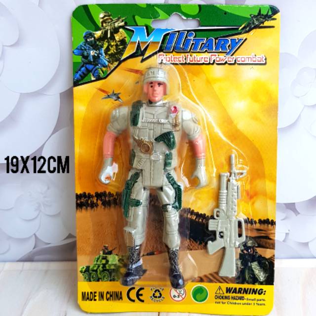 [SALE] MAINAN TENTARA MILITARY FIGURE 19X12 CM
