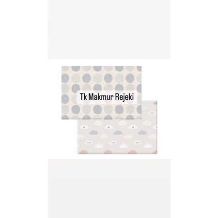 cobyhaus playmat coby haus playmat pvc blue spot sz M karpet anak coby haus blue spot size M