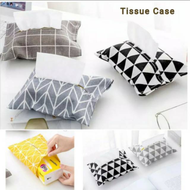 Minimalis Tissue Case / Tempat Tisu / Cover Sarung Tissu