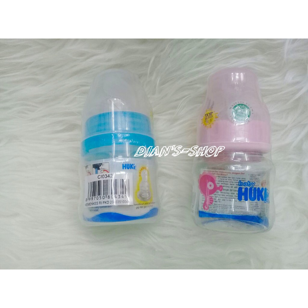  BOTOL  HUKI  MINI 60  ML  Shopee Indonesia