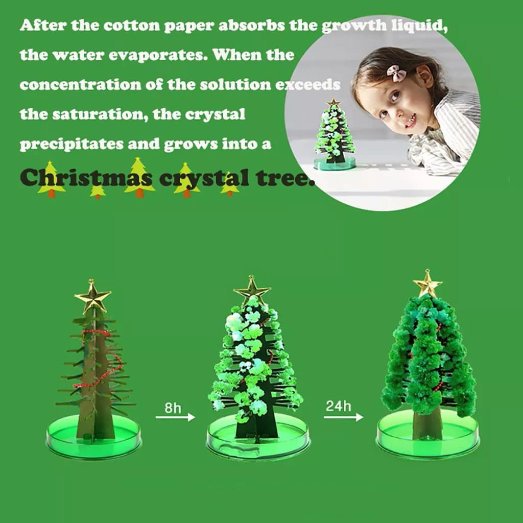 BIG SALE mrcaisen CHRISTMAS MAGIC growing tree pohon natal cemara ajaib M003