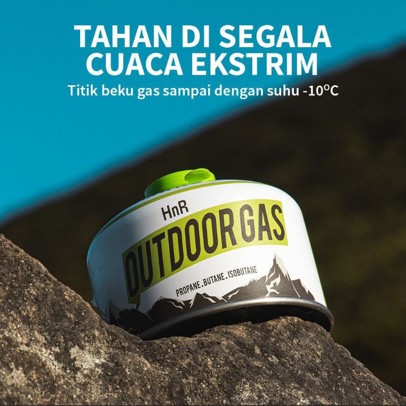 Tabung gas Canister HnR plus isi 230g ultralight outdoor Hike n Run