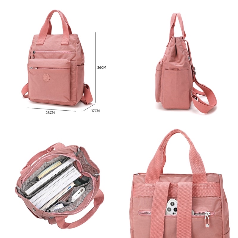 HARUICA BAG 80119 ( tas ransel ) - Tas Laptop Sekolah Kuliah - Tas Backpack Original Import