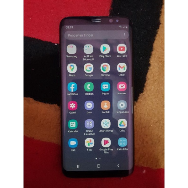 lcd samsung s8 retak normal
