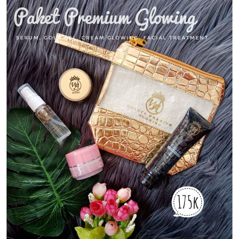 WA BEAUTY BPOM PAKET PREMIUM GLOWING /ACNE/HANDBODY GLOW