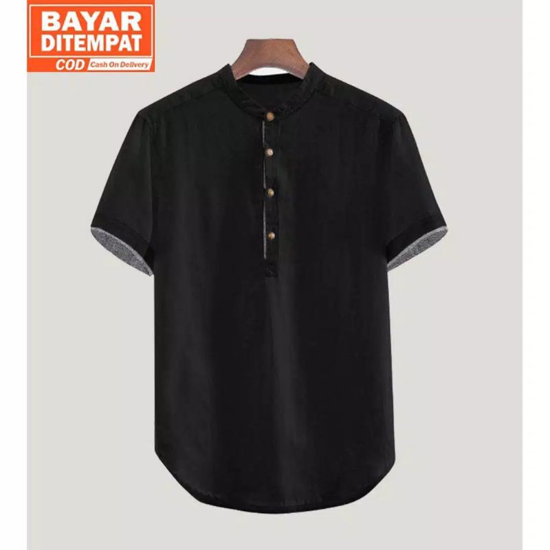 Baju Koko Kurta Casual Muslim Wear Premium Original