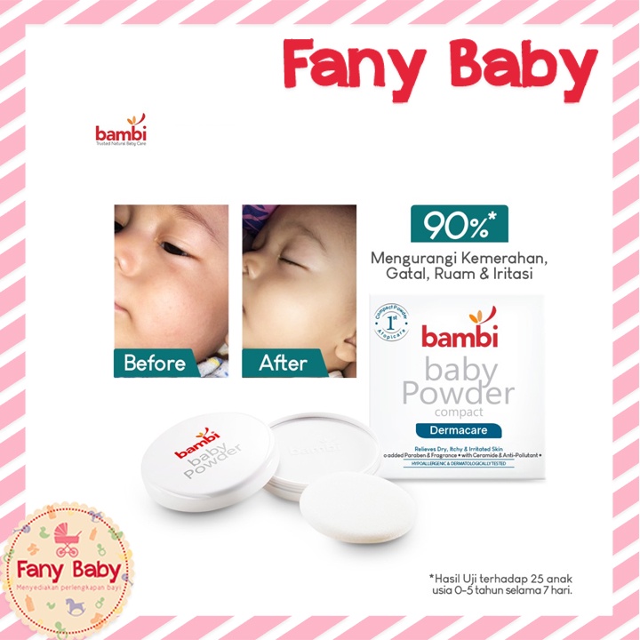 BAMBI BABY COMPACT POWDER DERMACARE 40GR