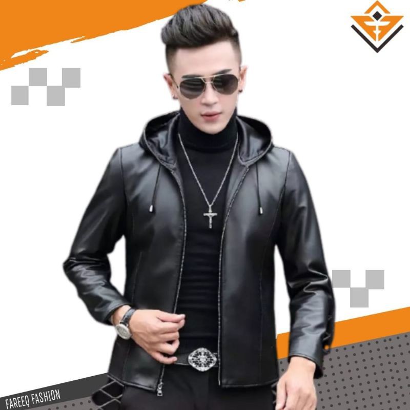 Jaket Pria Hoodie/Jaket Pria GGS/Jaket Pria Kulit sintetis