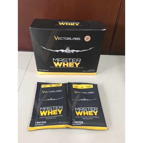 Vector labs master whey 1 box 12 sachet masterwhey