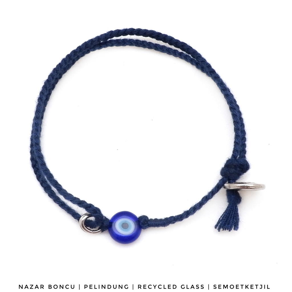 

Semoet Ketjil Gelang Boho Nazar Boncu Biru Dual Bohemian Special Edition