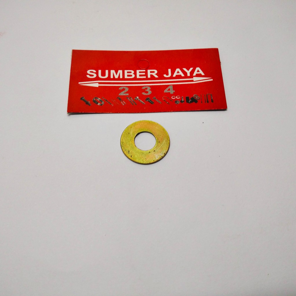 RING PLAT M8 WASHER PLATE 8x18 mm 100 PCS KUNING TERMURAH