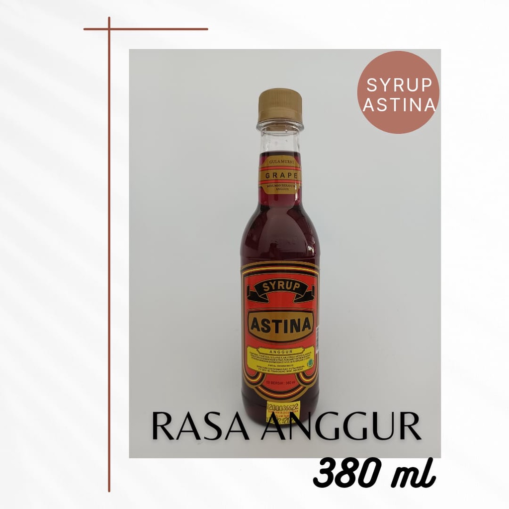 

Syrup Astina rasa Anggur