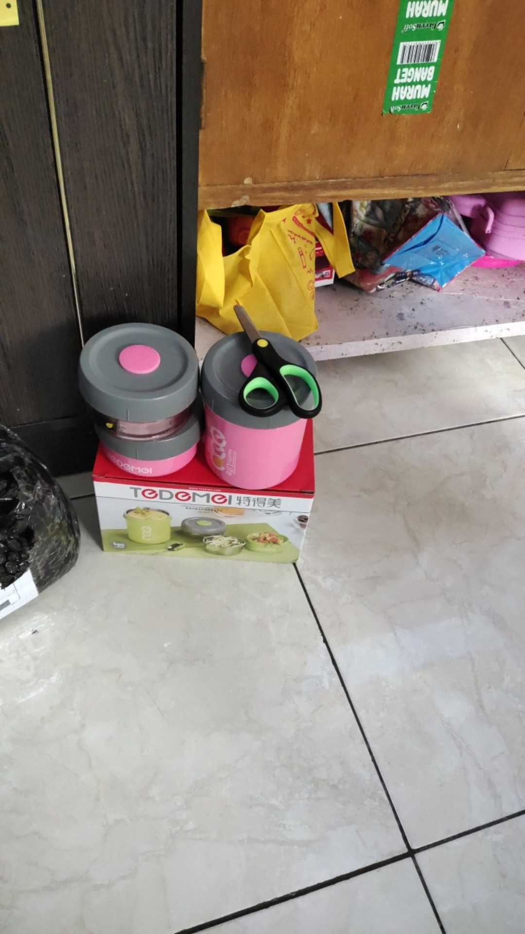 Kotak Makan Tedemei Lunchbox 6948 Set Stainless Steel  / Bpa Free