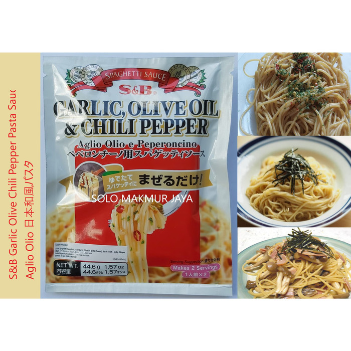 

Ready- S&B Garlic, Olive Oil & Chili Aglio Olio Spaghetti Sauce
